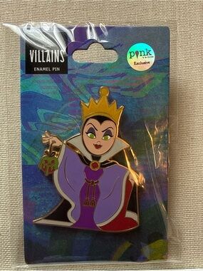 Disney Villains Enamel Pin - Pink à la Mode Evil Queen
